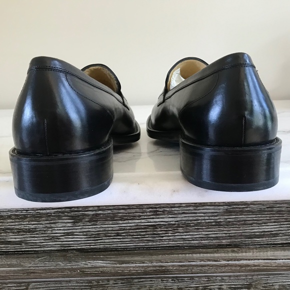 NWOT COLE HAAN BLACK LEATHER PENNY LOAFER - Picture 5 of 10